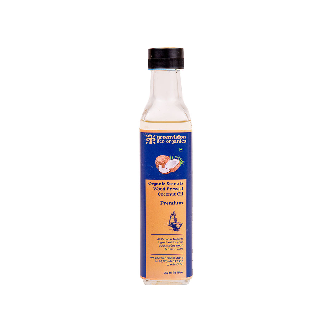 Stone & Wood Pressed Organic Coconut Oil – Premium – 250ml
