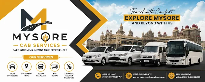 Mysore Cab Services for Local and Outstation